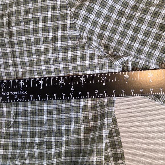 Abercrombie & Fitch Plaid Button Down Shirt L Short Sleeve Cotton - Picture 9 of 9